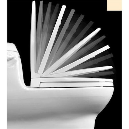 Centoco Manufacturing Corporation Centoco 1400SC-106-A Bone Luxury Safety Close Toilet Seat 1400SC-106-A